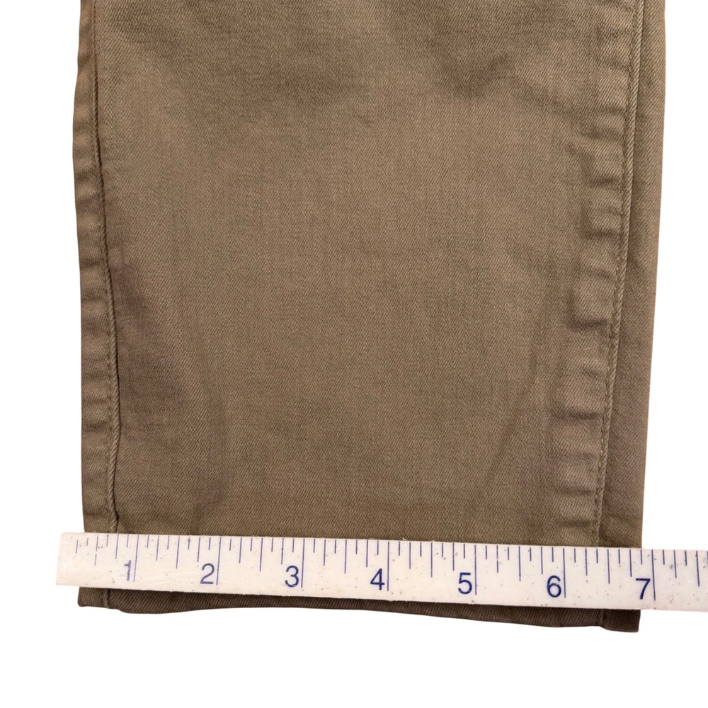 Torrid Crop Bombshell Skinny Pants Size 18 Olive Green Super Soft Stretch Twill - Picture 7 of 10